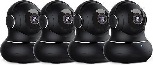 Litokam P1 Indoor Security Camera 2K HD, 360 Motion Detection, Pan-Tilt, Two-Way Audio