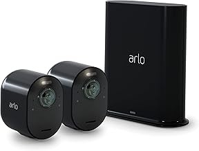 Arlo VMC2240B Ultra 2 Spotlight Wireless Security System 2 Cameras, 4K HDR, Color Night Vision, Motion Sensor