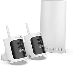 Swann AS4K800SD AllSecure 4K Wireless NVR Security System, 2 Cameras, Face Recognition AI, Expandable Storage, Outdoor Wireless