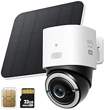 eufy Security S330 Floodlight Camera with 4G LTE, Solar Power, and AI Tracking
