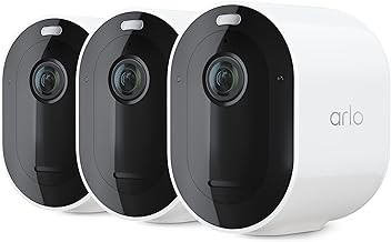 Arlo VMC4350P Pro 4 Spotlight Wireless Security Camera 2K, HDR, 2-Way Audio, Wire-Free