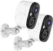 Tziarp Tziarp-2K Wireless Outdoor Security Camera 2K, AI Motion Detection, Color Night Vision, Spotlight